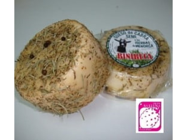 Queso Binibeca de cabra con hierbas