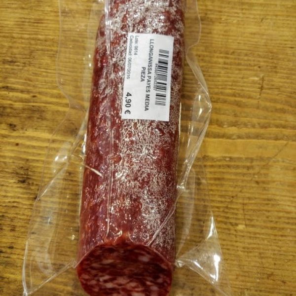 Longaniza de Payés Media pieza