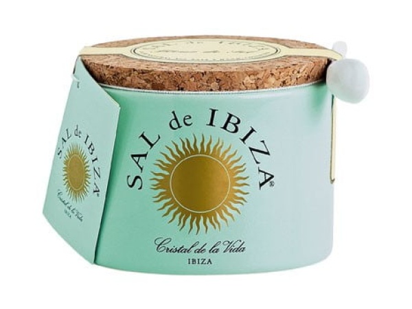 Flor de sal de Ibiza - Tarro de cerámica con cucharita