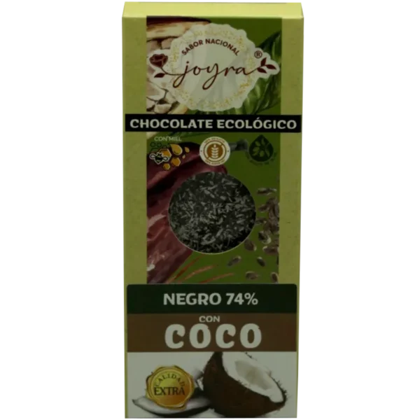 Tableta Artesana de Chocolate con coco y Miel